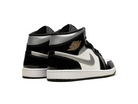 Nike Air Jordan 1 Mid SE Black White Metallic Silver-Air Jordan-pikastore.cz