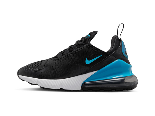 Nike Air Max 270 GS Black Blue Lightning