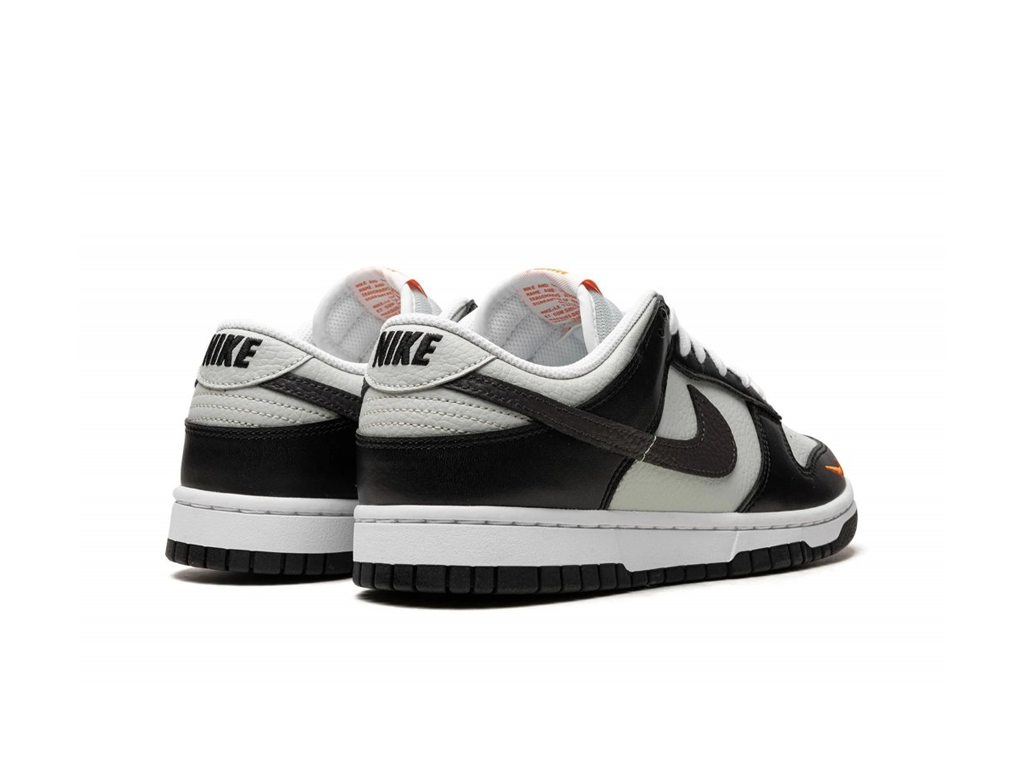 Nike Dunk Low Mini Swoosh - Black Total Orange