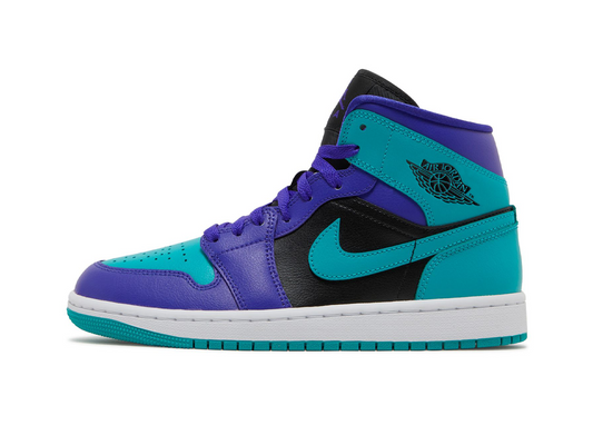 Nike Wmns Air Jordan 1 Mid Black Grape