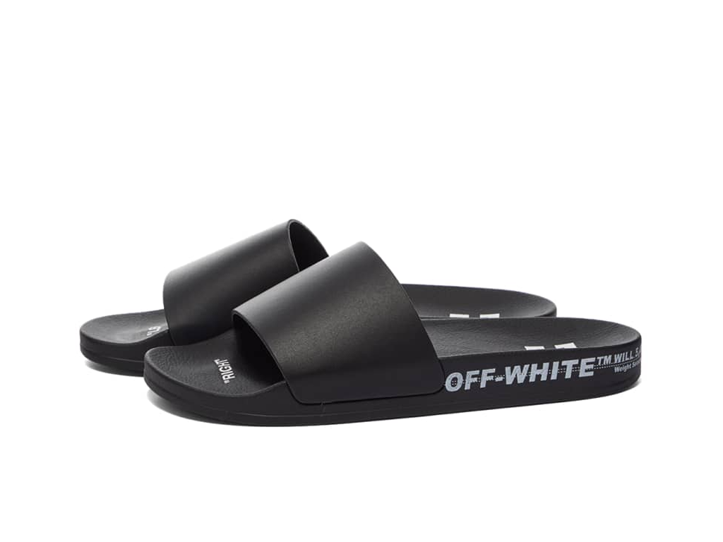 OFF-WHITE Industrial Belt Slides Black White