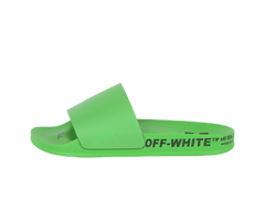Off-White Industrial Belt Slides Green