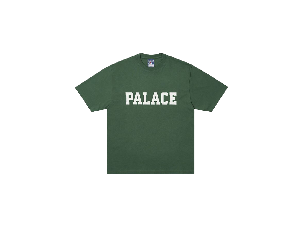 Palace College T-Shirt Racey Green-Palace-pikastore.cz