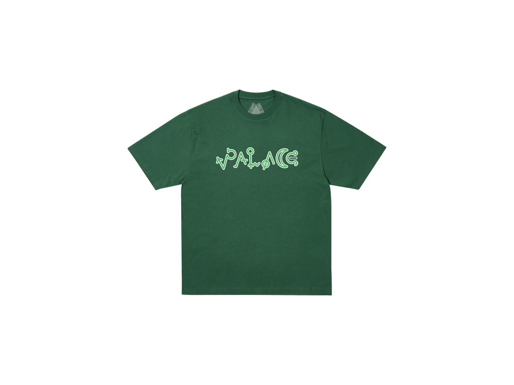 Palace Navigation T-Shirt Racey Green-Palace-pikastore.cz