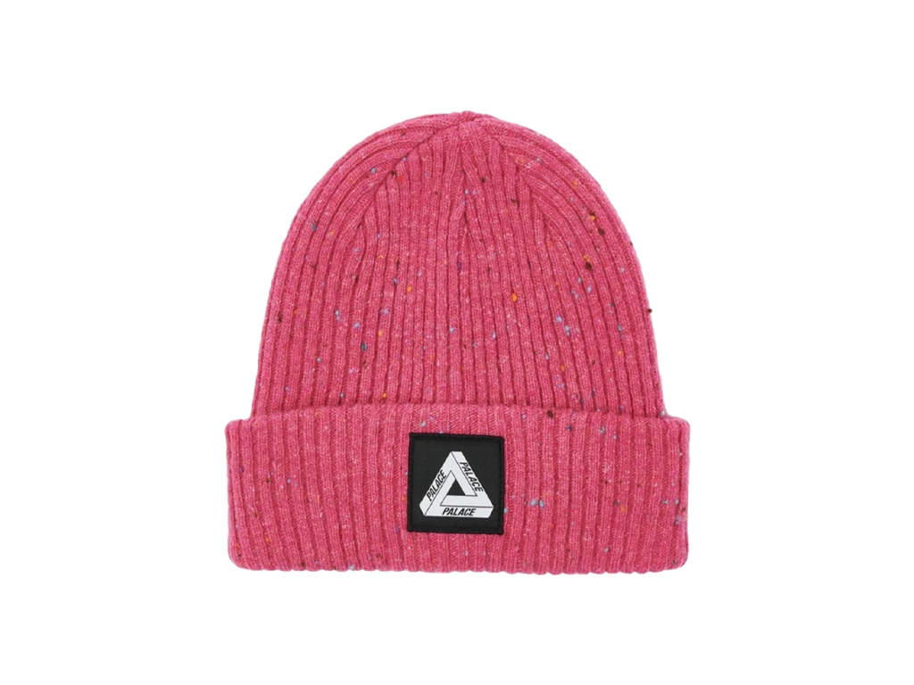 Palace Nepped Tri-Ferg Patch Beanie Cherry-Palace-pikastore.cz