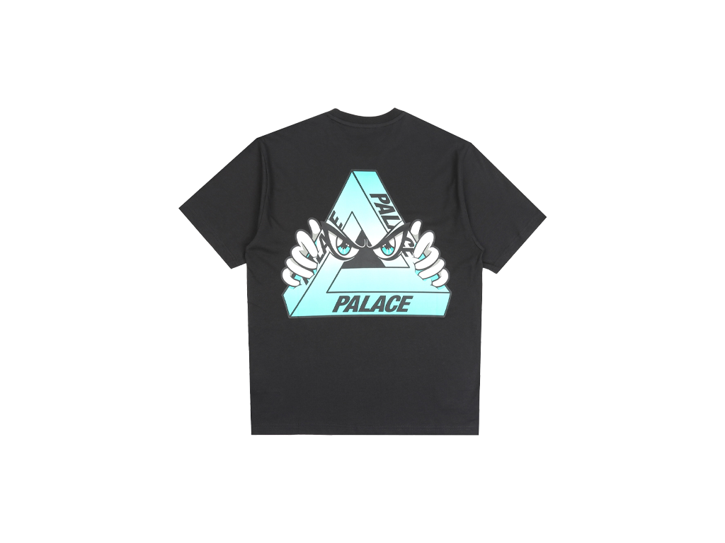 Palace Tri-Peek T-Shirt Black-Palace-pikastore.cz