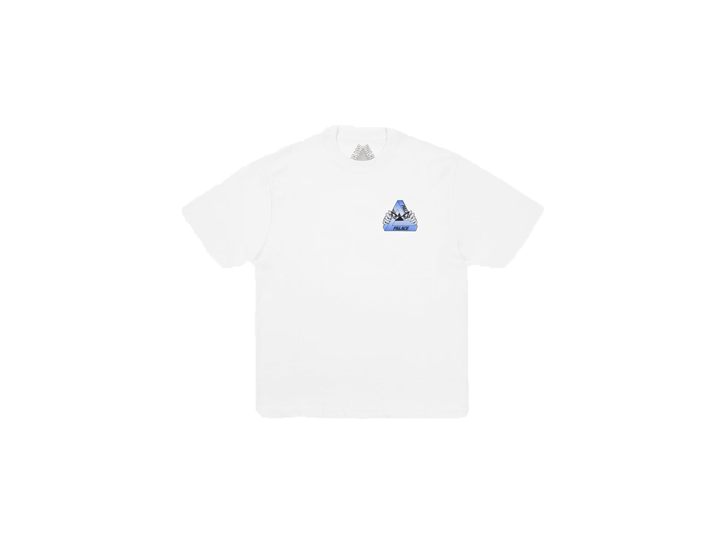 Palace Tri-Peek T-Shirt White-Palace-pikastore.cz