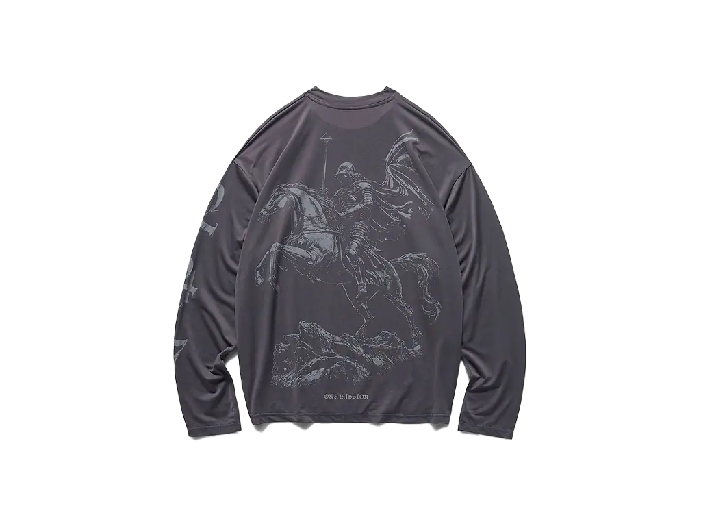 Represent 247 Noble Long Sleeve T-Shirt Graphene – tričko