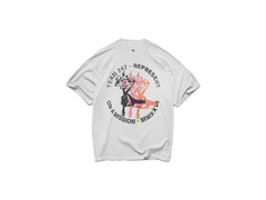 Represent 247 Torch Boxy T-Shirt Bleach Wash