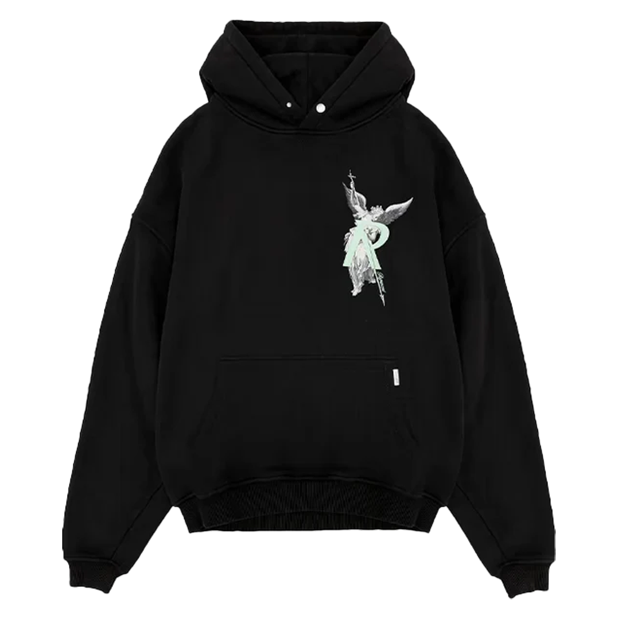 Represent Archangel Initial Hoodie Jet Black-Represent-pikastore.cz