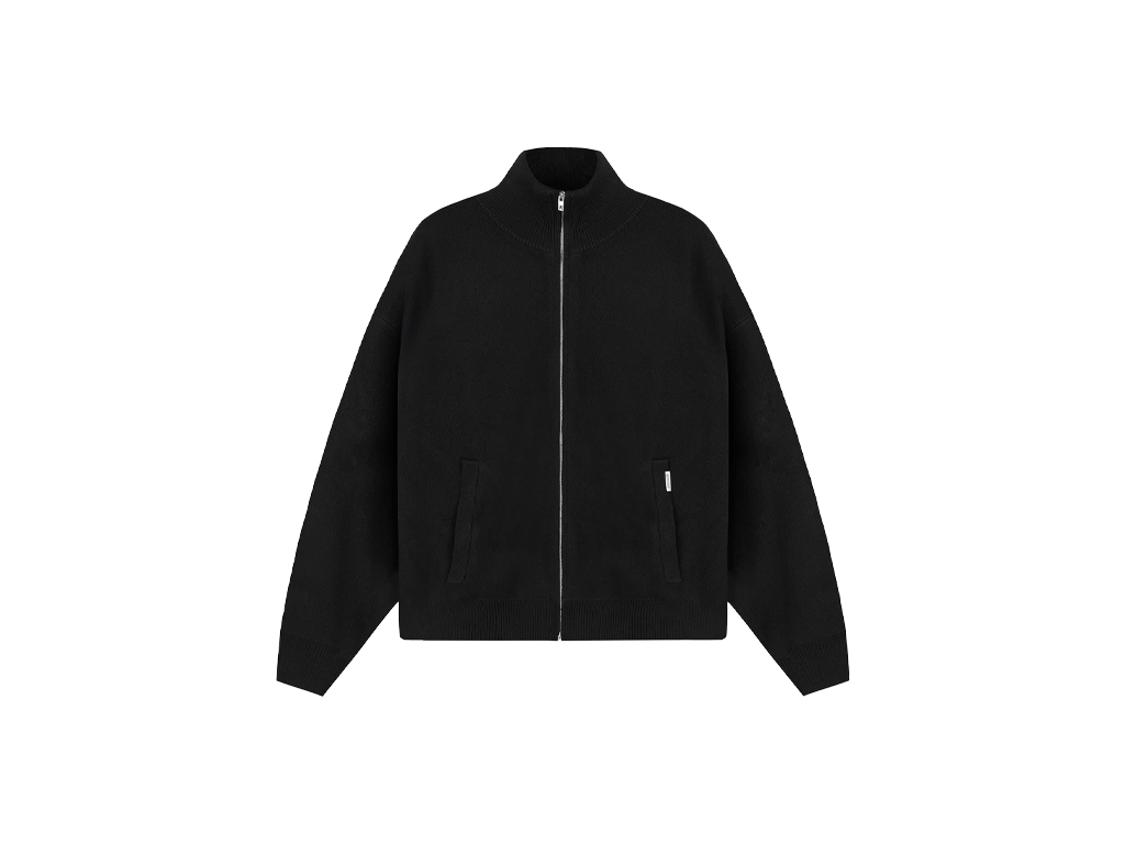 Represent Initial Knitted Track Jacket Jet Black-Represent-pikastore.cz