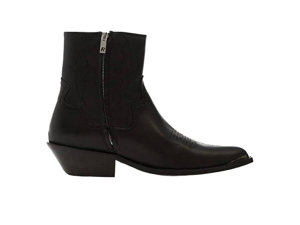 Represent Michael Zip Boot Leather Black – boty – fotka 3 z 5