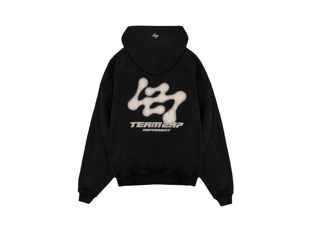 Represent 247 Future Terrains Oversized Hoodie Black-Represent-pikastore.cz