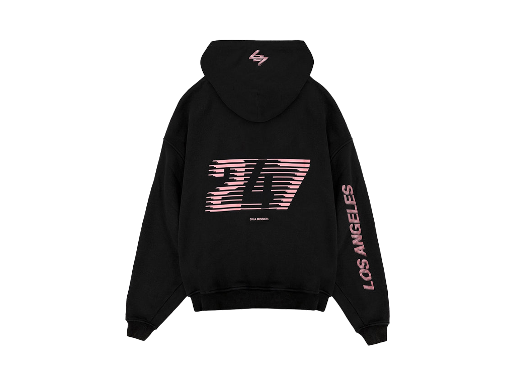 Represent 247 Los Angeles Hoodie Jet Black-Represent-pikastore.cz