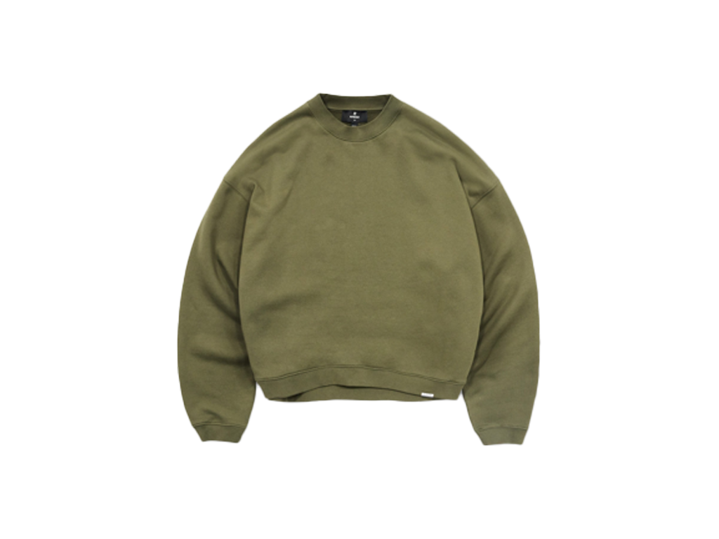 Represent Initial Boxy Sweater Army Green-Represent-pikastore.cz