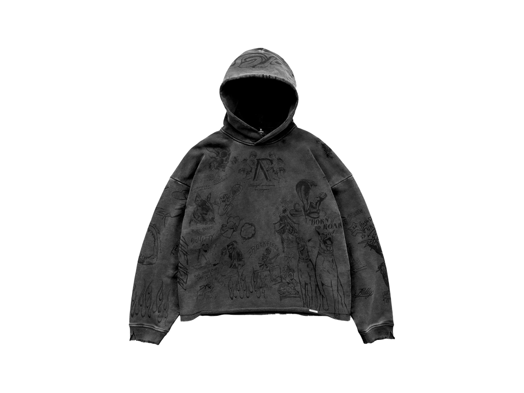 Represent Legacy Hoodie Vintage Grey-Represent-pikastore.cz