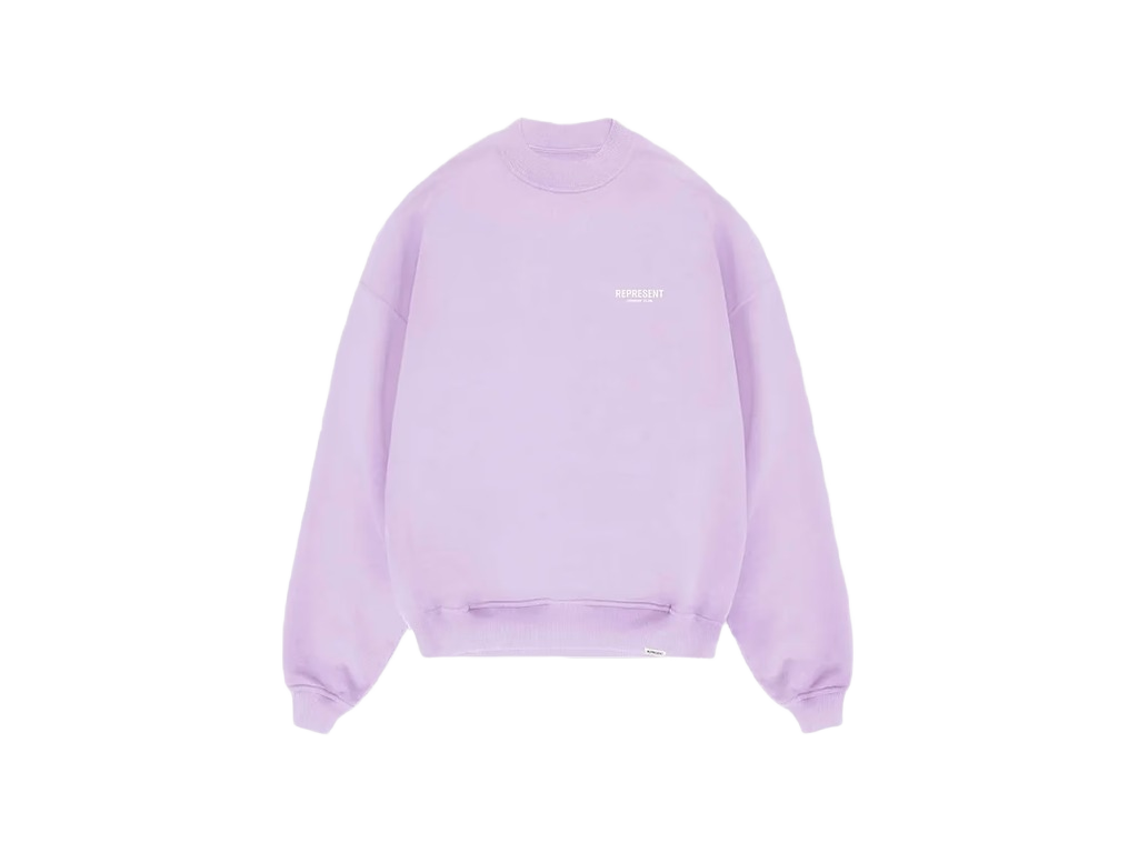 Represent Owners Club Crewneck Pastel Lilac-Represent-pikastore.cz