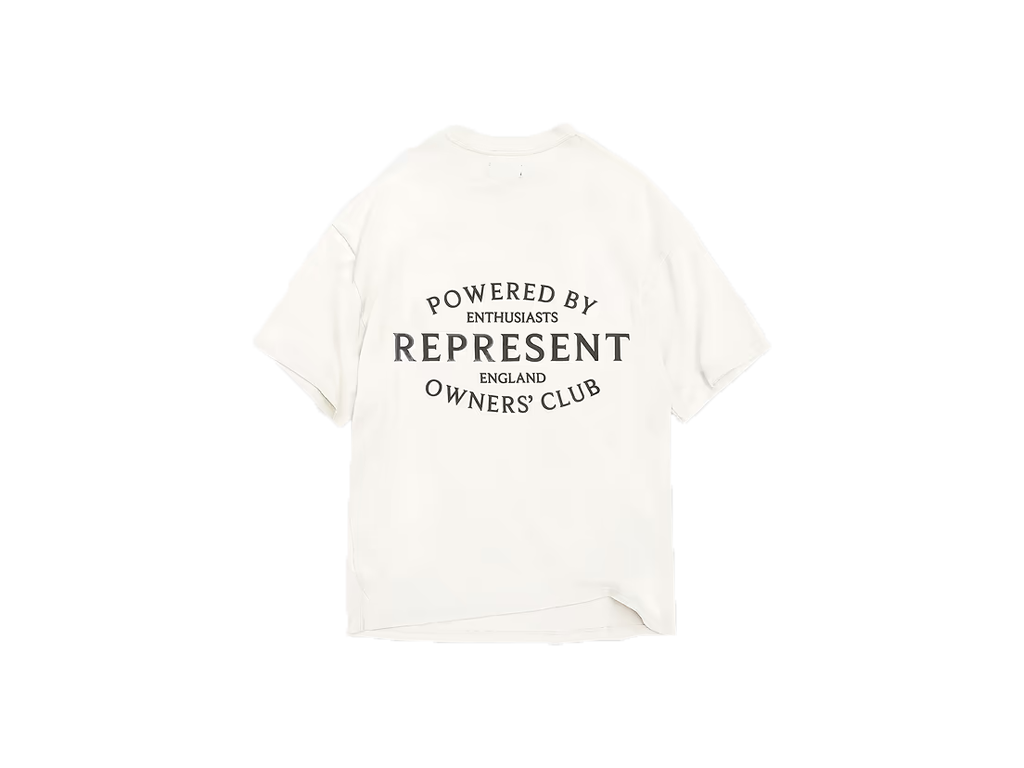 Represent Owners Club Stamp T-Shirt Flat White-Represent-pikastore.cz