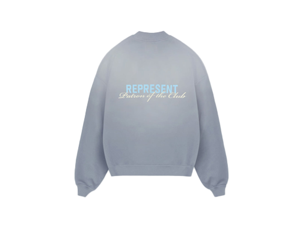 Represent Patron Of The Club Sweater Washed Grey-Represent-pikastore.cz