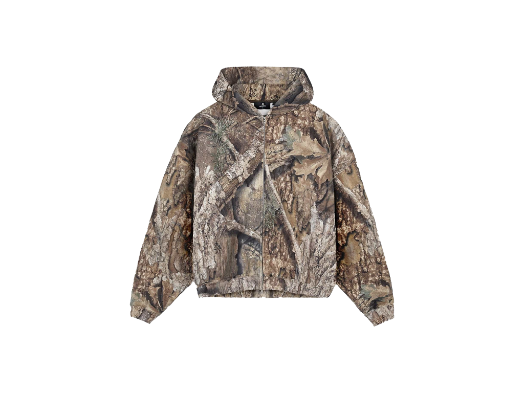 Represent Realtree Zip Up Camo Boxy Hoodie Camo-Represent-pikastore.cz