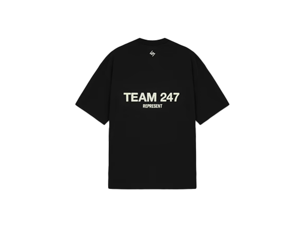Represent Team 247 Oversized T-Shirt Black-Represent-pikastore.cz