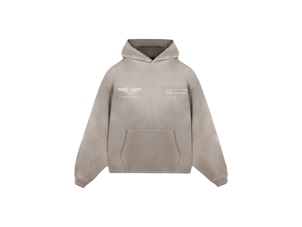 Represent Team Rep Hoodie Dark Taupe-Represent-pikastore.cz