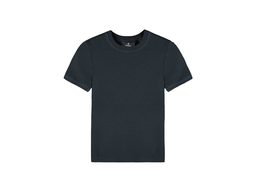 Represent WMNS Initial Rib Baby T-Shirt Washed Black-Represent-pikastore.cz
