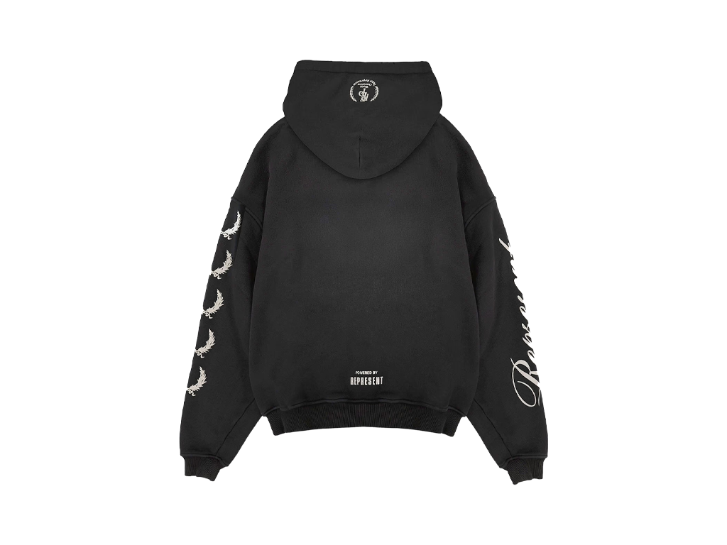 Represent World Championship Hoodie Stained Black-Represent-pikastore.cz