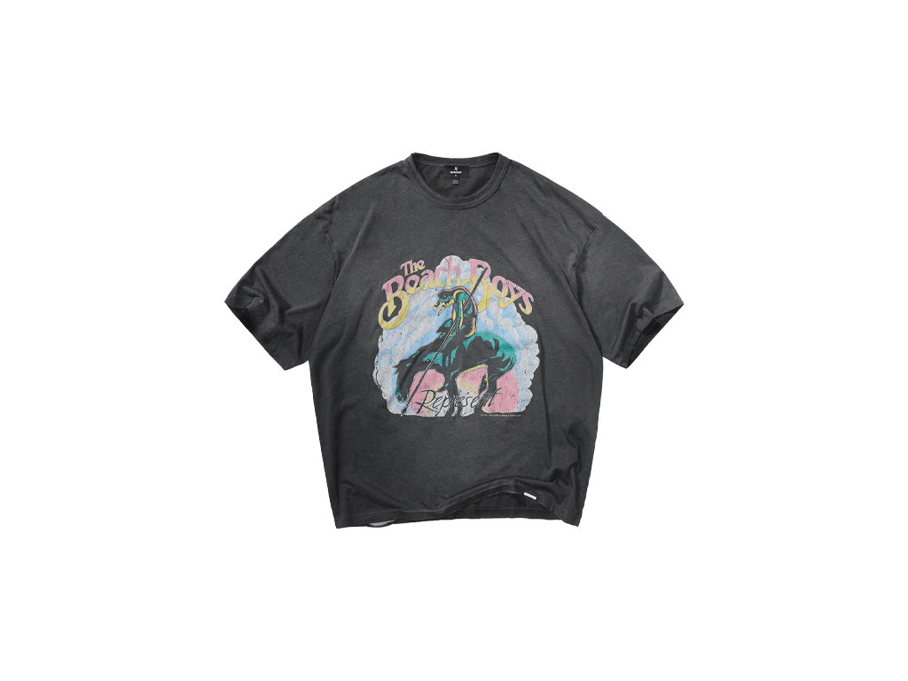 Represent x Beach Boys Endless Summer T-Shirt Stained Black-Represent-pikastore.cz