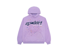 Sp5der Acai Hoodie Purple