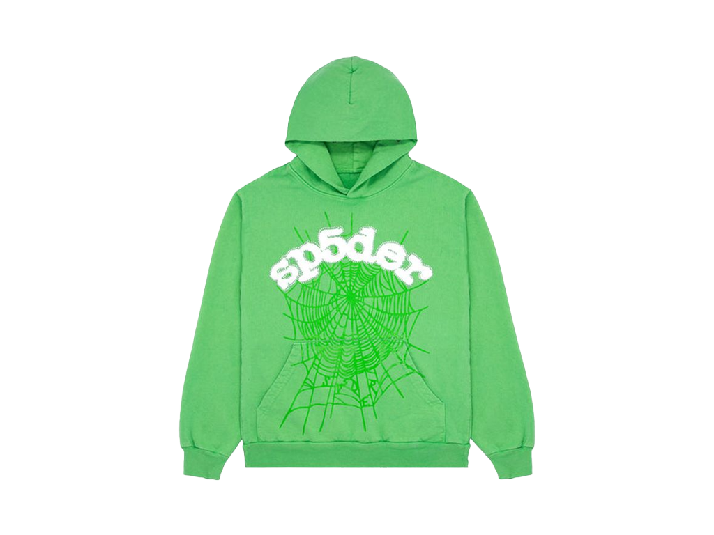 Sp5der Web Hoodie Slime Green-Sp5der-pikastore.cz