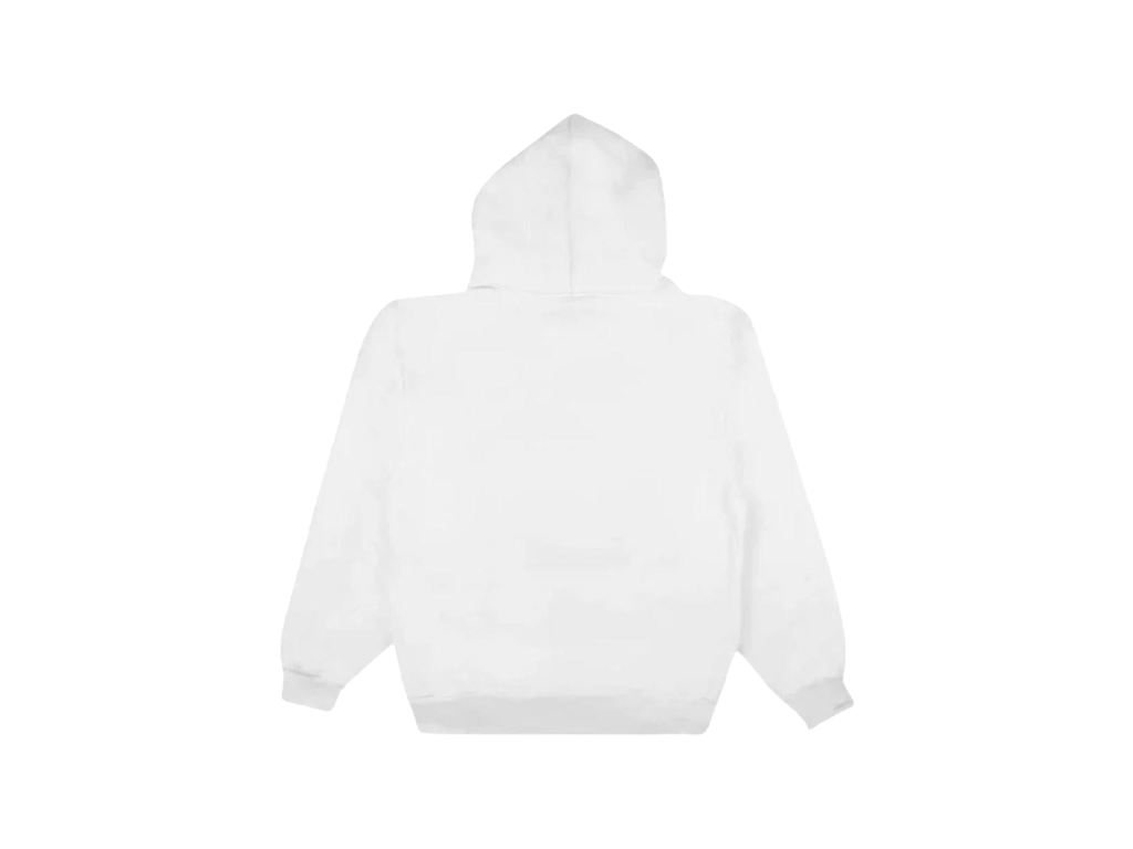 Sp5der White Rhinestone Hoodie-Sp5der-pikastore.cz