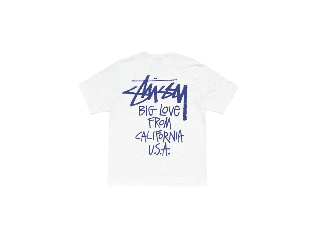 Stussy Big Love Tee - Ash Heather-Stussy-pikastore.cz