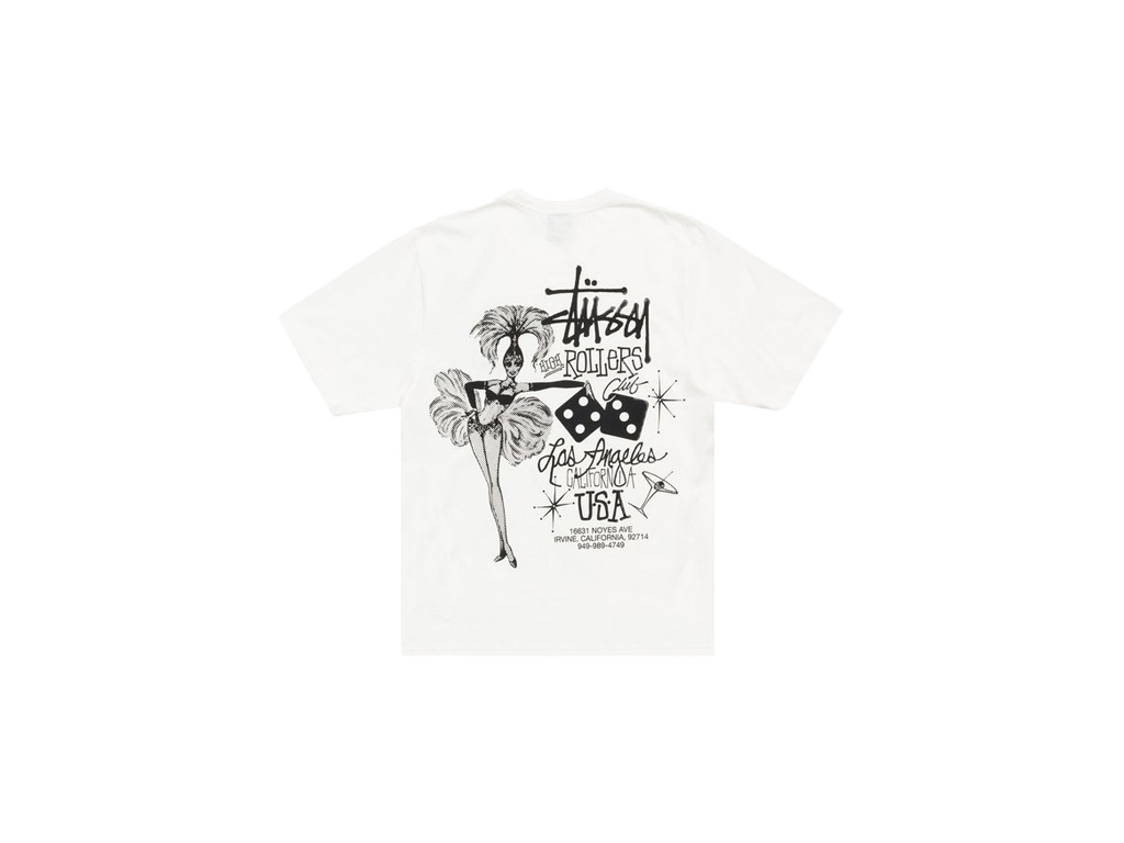 Stussy High Rollers Tee White-Stüssy-pikastore.cz
