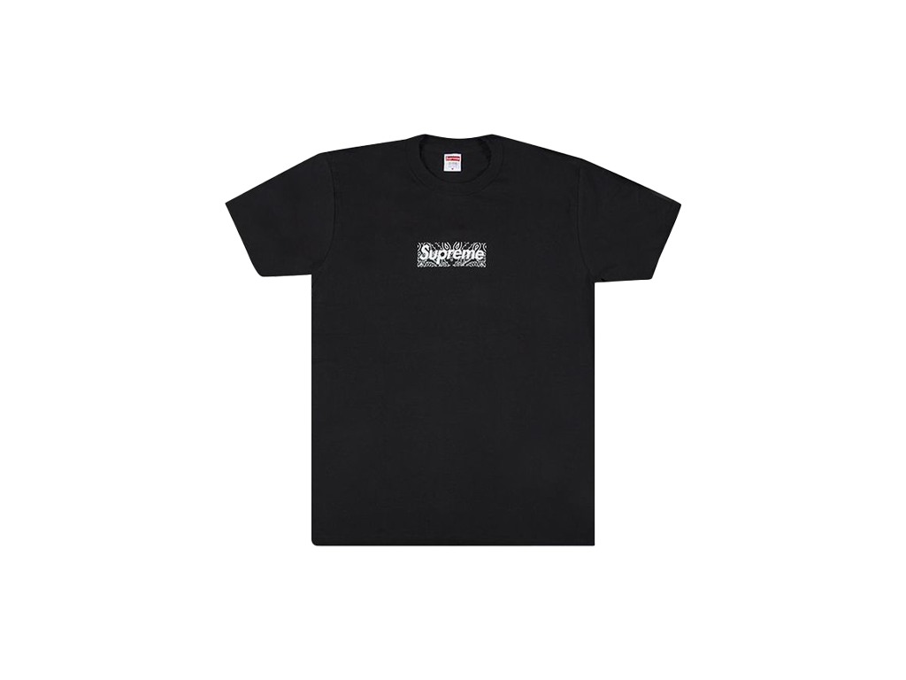 Supreme Bandana Box Logo Tee Black