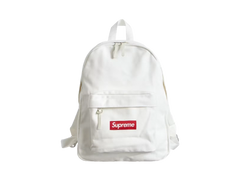 Supreme Canvas Backpack White