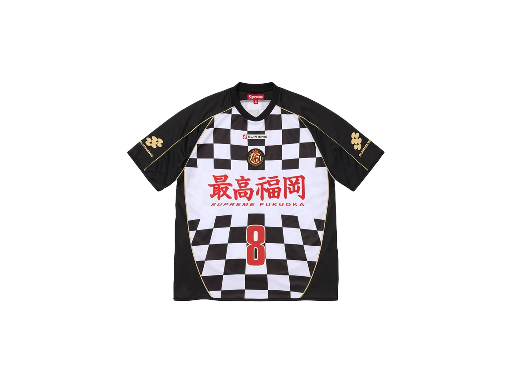 Supreme Checkerboard Jersey Black