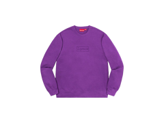 Supreme Cutout Logo Crewneck Violet