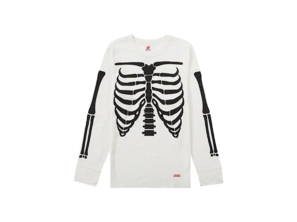 Supreme Hanes Bones Thermal Crew FW25 (1 Pack) White-Supreme-pikastore.cz