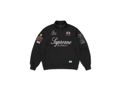 Supreme La Martina Vetoketjullinen huppari Black