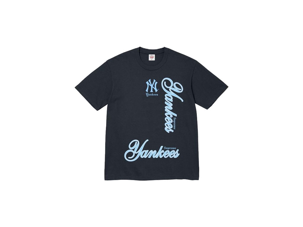 Supreme MLB Teams NY Tee Navy-Supreme-pikastore.cz