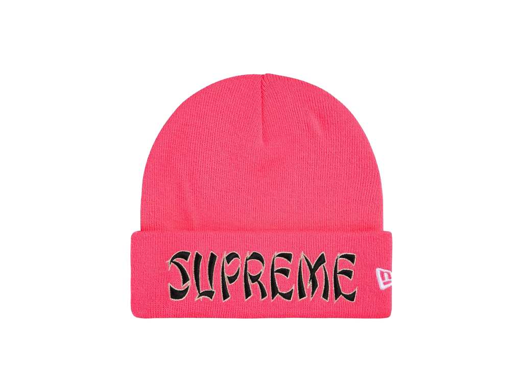 Supreme New Era Action Beanie Pink-Supreme-pikastore.cz