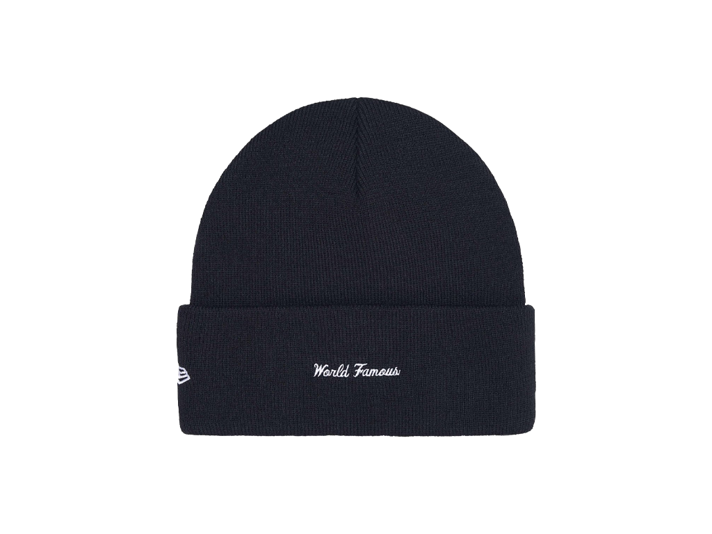 Supreme New Era Box Logo Beanie (FW25) Navy-Supreme-pikastore.cz