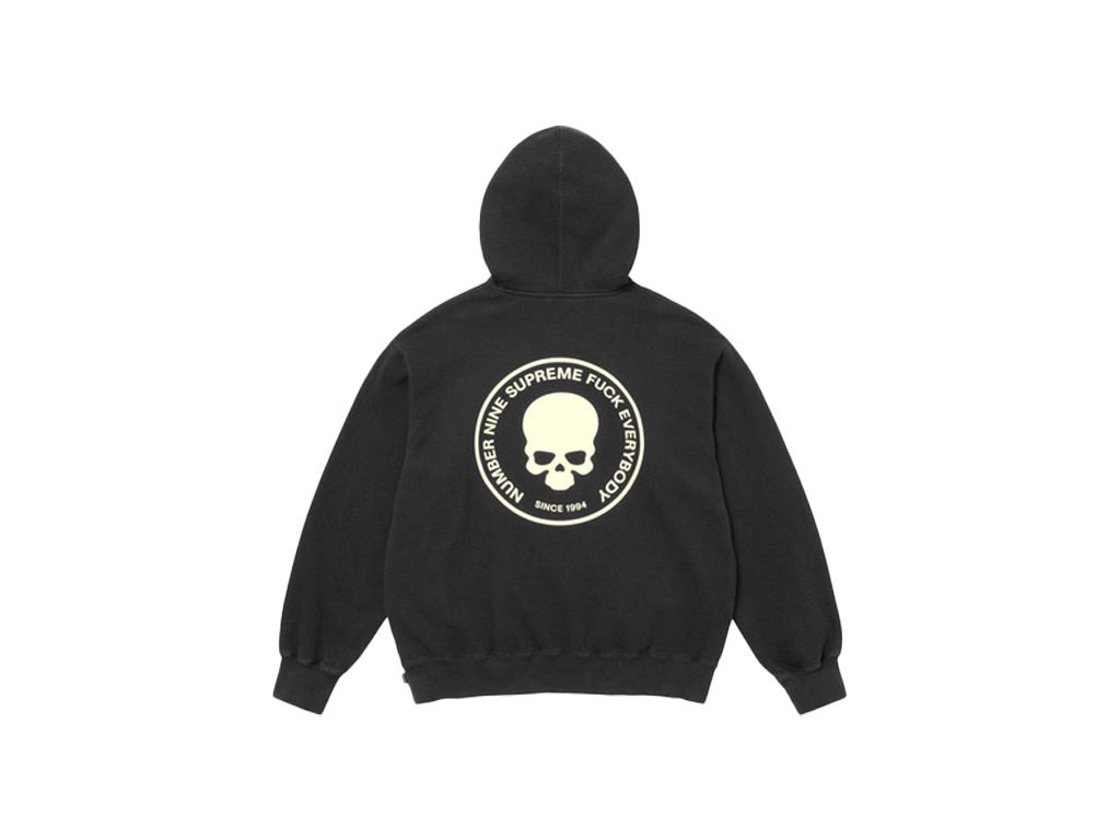 Supreme Number (N)ine Hooded Sweatshirt Black-Supreme-pikastore.cz