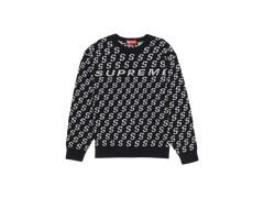 Supreme S Repeat Sweater Black