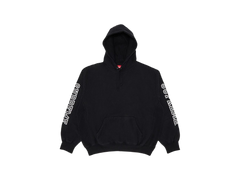 Supreme Collegiate Sleeve Hooded Sweatshirt Black