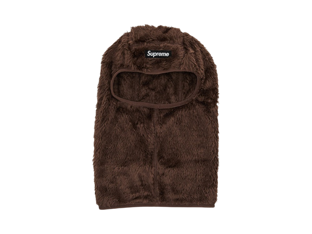 Supreme Fuzzy Balaclava Brown-Supreme-pikastore.cz