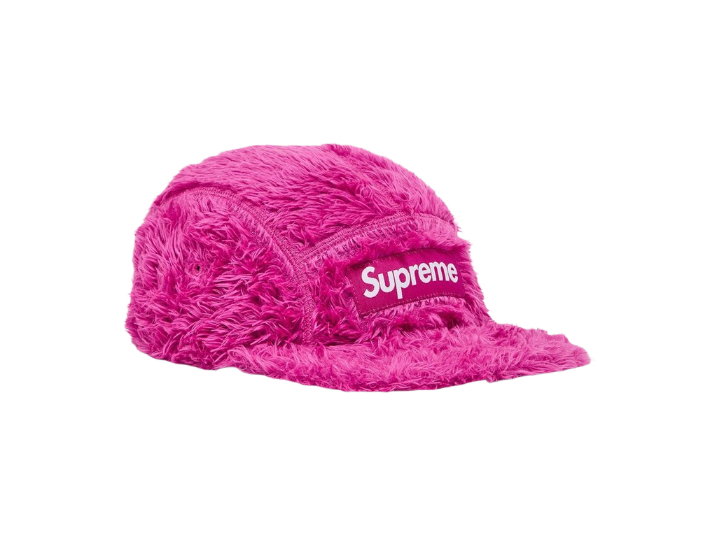 Supreme Fuzzy Camp Cap Pink-Supreme-pikastore.cz