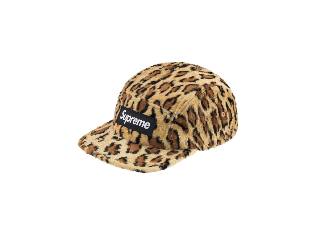 Supreme GOODENOUGH Crushed Rayon Camp Cap Leopard-Supreme-pikastore.cz