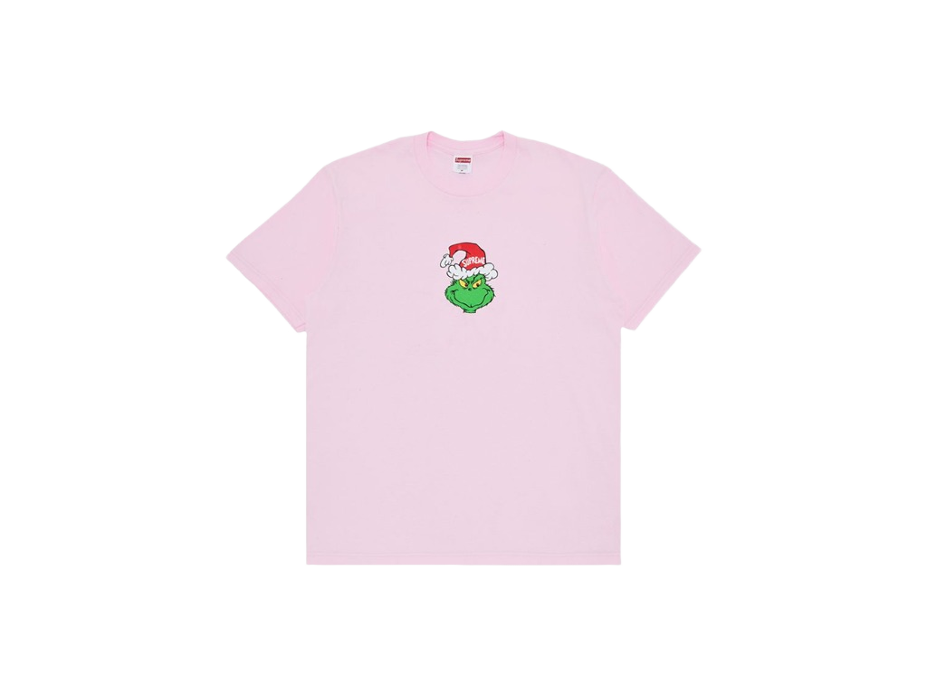 Supreme Grinch Tee Light Pink-Supreme-pikastore.cz